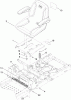Toro 74376 (Z5035) - TimeCutter Z5035 Riding Mower, 2010 (310000001-310999999) Spareparts SEAT ASSEMBLY