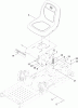 Toro 74386 (ZS 4200) - TimeCutter ZS 4200 Riding Mower, 2012 (SN 312000001-312999999) Spareparts SEAT ASSEMBLY