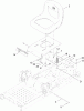 Toro 74389 (ZS 4200S) - TimeCutter ZS 4200S Riding Mower, 2012 (SN 312000001-312999999) Spareparts SEAT ASSEMBLY