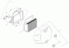 Toro 74391 (Z5000) - TimeCutter Z5000 Riding Mower, 2008 (280000001-280999999) Spareparts AIR INTAKE AND FILTRATION ASSEMBLY KOHLER SV610S-0022