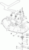 Toro 74399 (Z5020) - TimeCutter Z5020 Riding Mower, 2007 (270000001-270999999) Spareparts 50 INCH DECK SPINDLE AND BELT DRIVE ASSEMBLY