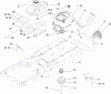 Toro 74420 (Z420) - TimeCutter Z420 Riding Mower, 2007 (270000001-270999999) Spareparts ENGINE ASSEMBLY
