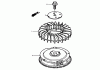 Toro 74425 (Z530) - TimeCutter Z530 Riding Mower, 2007 (270000001-270999999) Spareparts FLYWHEEL ASSEMBLY HONDA GXV530 EXA2LB