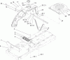 Toro 74425 (Z530) - TimeCutter Z530 Riding Mower, 2007 (270000001-270999999) Spareparts STYLING ASSEMBLY