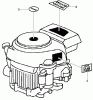 Toro 74434 (ZD530) - TimeCutter ZD530 Riding Mower, 2007 (270000001-270999999) Spareparts LABEL ASSEMBLY HONDA GXV530 EXA2