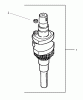 Toro 74601 (17K-44ZX) - 17K-44ZX TimeCutter ZX Riding Mower, 2003 (230000001-230999999) Spareparts CRANKSHAFT ASSEMBLY KOHLER CV 490S-27503