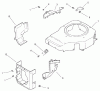 Toro 74601 (Z17-44) - Z17-44 TimeCutter Z Riding Mower, 2001 (210000001-210999999) Spareparts BLOWER HOUSING AND BAFFLE ASSEMBLY KOHLER CV 490-27503