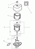 Toro 74601 (Z17-44) - Z17-44 TimeCutter Z Riding Mower, 2002 (220000001-220000912) Spareparts AIR INTAKE / FILTRATION ASSEMBLY KOHLER CV 490-27503