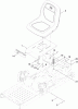 Toro 74627 (4235) - TimeCutter SS 4235 Riding Mower, 2012 (SN 312000001-312999999) Spareparts SEAT ASSEMBLY