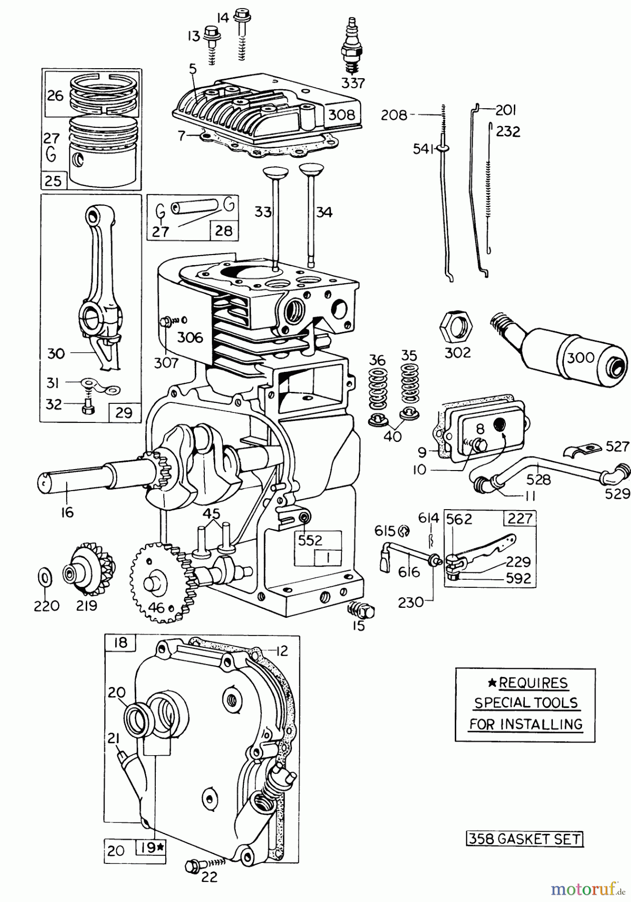  Toro Neu Blowers/Vacuums/Chippers/Shredders 62922 - Toro 5 hp Lawn Vacuum, 1974 (4000001-4999999) ENGINE MODEL NO. 130202 TYPE 0492 BRIGGS & STRATTON