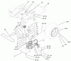 Toro 74801 (Z18-52) - Z18-52 TimeCutter Z Riding Mower, 2002 (220000001-220999999) Spareparts HYDRO AND BELT DRIVE ASSEMBLY