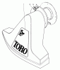Toro 62923 - 5 hp Lawn Vacuum, 1978 (8000001-8999999) Spareparts SNOUT ASSEMBLY (MODELS 62912 & 62923)