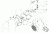 Toro 62923 - 5 hp Lawn Vacuum, 1979 (9000001-9999999) Listas de piezas de repuesto y dibujos BLOWER ASSEMBLY (MODEL 62912 & 62923)