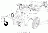 Toro 62912 - 5 hp Lawn Vacuum, 1979 (9000001-9999999) Listas de piezas de repuesto y dibujos ENGINE AND BASE ASSEMBLY (MODEL 62923)