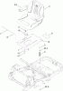 Toro 74830 (ZX4800) - TITAN ZX4800 Zero-Turn-Radius Riding Mower, 2010 (310000001-310999999) Spareparts SEAT ASSEMBLY