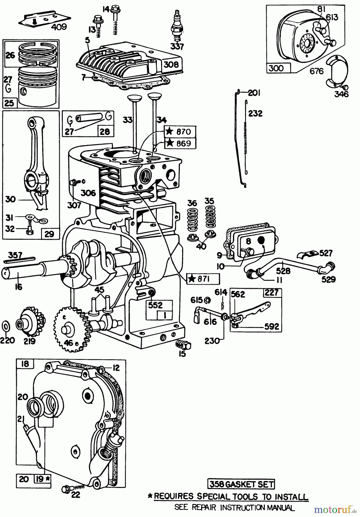  Toro Neu Blowers/Vacuums/Chippers/Shredders 62923 - Toro 5 hp Lawn Vacuum, 1980 (0000001-0999999) ENGINE MODEL NO. 130202 TYPE 0600-01 BRIGGS & STRATTON