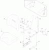 Toro 74872 (MX5480) - TITAN MX5480 Zero-Turn-Radius Riding Mower, 2012 (SN 312000001-312999999) Spareparts SEAT ASSEMBLY NO. 121-5659