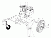 Toro 62923 - 5 hp Lawn Vacuum, 1985 (5000001-5999999) Listas de piezas de repuesto y dibujos ENGINE AND BASE ASSEMBLY (MODEL 62912)