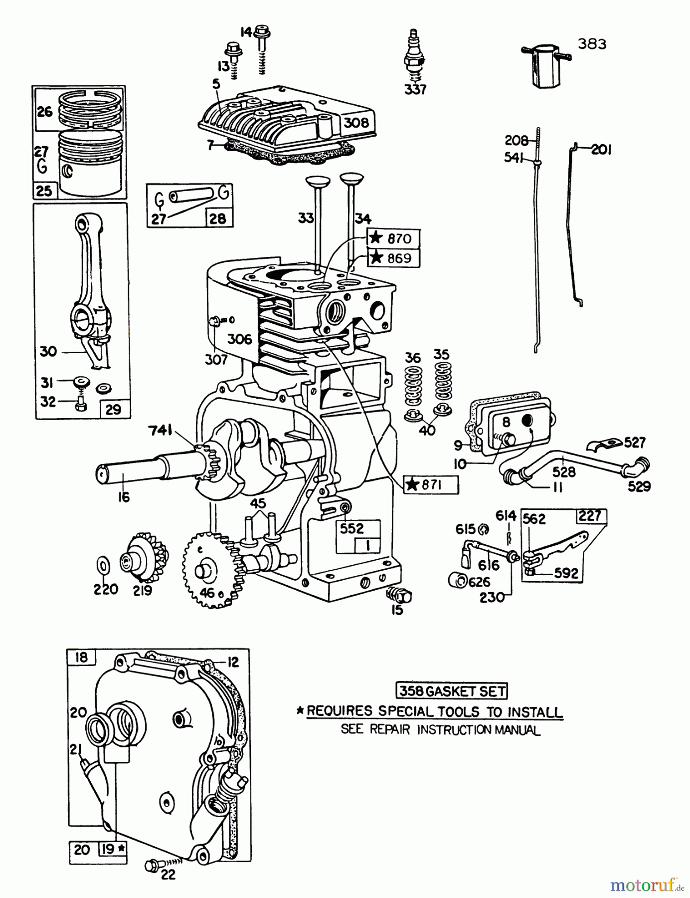  Toro Neu Blowers/Vacuums/Chippers/Shredders 62923 - Toro 5 hp Lawn Vacuum, 1985 (5000001-5999999) ENGINE BRIGGS & STRATTON MODEL NO. 130202-1640-01 #1