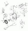Toro Z1-24OE05 (724-Z) - 724-Z Tractor, 1992 (2000001-2999999) Spareparts GEARCASE AND IGNITION CONTROLS