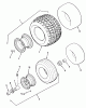 Toro Z1-24OE05 (724-Z) - 724-Z Tractor, 1992 (2000001-2999999) Spareparts WHEELS AND TIRES