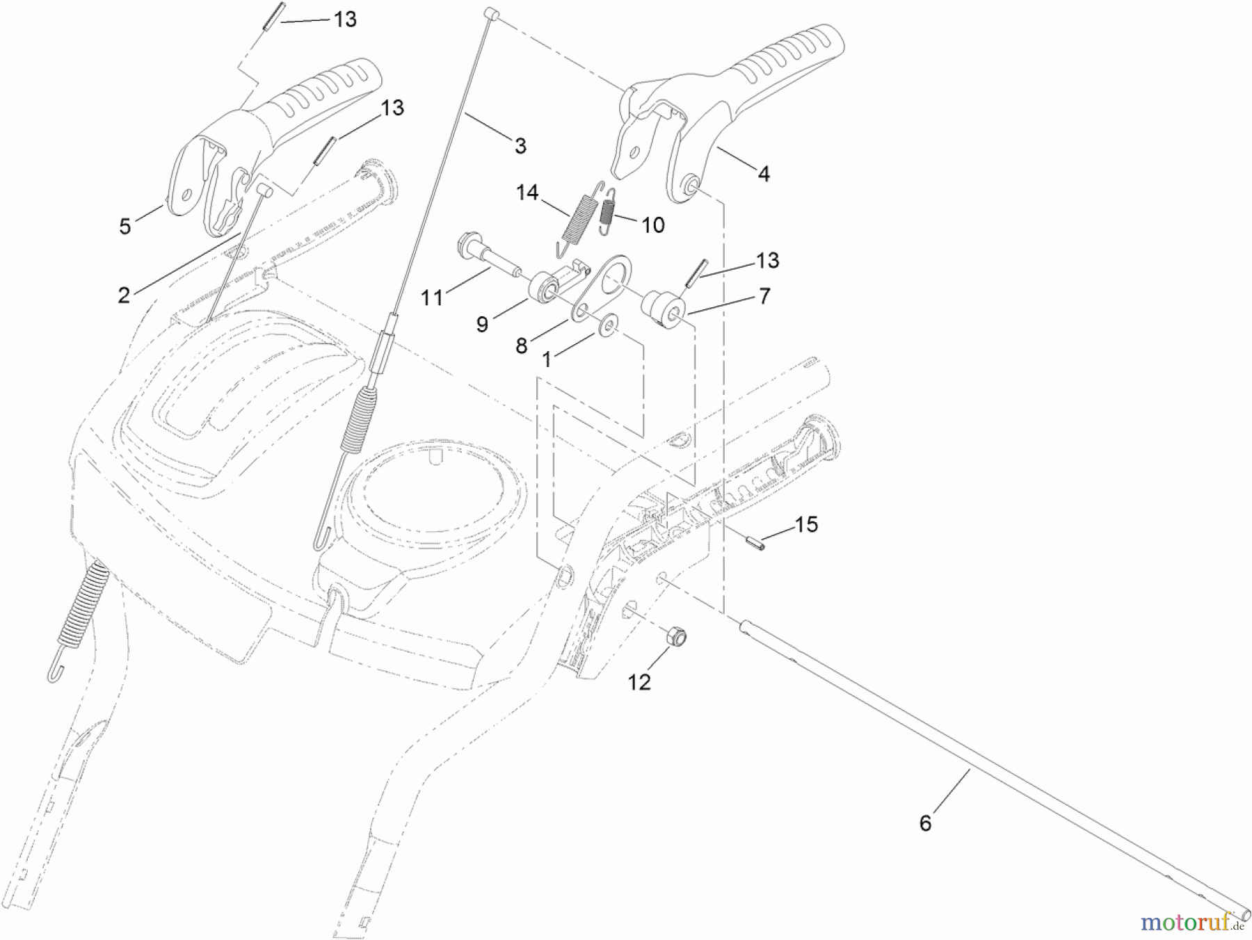  Toro Neu Snow Blowers/Snow Throwers Seite 1 37772 - Toro Power Max 826 OE Snowthrower, 2013 (SN 313000001-313999999) CONTROL ASSEMBLY