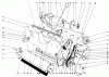 Toro 38000C (S-120) - S-120 Snowthrower, 1989 (9000001-9999999) Spareparts LOWER MAIN FRAME ASSEMBLY