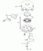 Toro 38052 (521) - 521 Snowthrower, 1984 (4000001-4999999) Spareparts REWIND STARTER NO. 590473