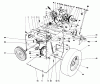 Toro 38052 (521) - 521 Snowthrower, 1989 (9000001-9999999) Spareparts TRACTION ASSEMBLY