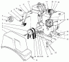 Toro 38072 (724) - 724 Snowthrower, 1999 (9900001-9999999) Spareparts ENGINE ASSEMBLY