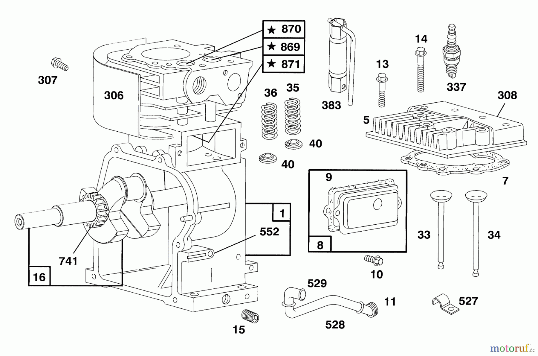  Toro Neu Blowers/Vacuums/Chippers/Shredders 62923 - Toro 5 hp Lawn Vacuum, 1993 (3900001-3999999) ENGINE BRIGGS & STRATTON MODEL 135202-0185-01 #1