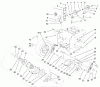 Toro 38592 (1332) - 1332 Power Shift Snowthrower, 2003 (230000001-230999999) Listas de piezas de repuesto y dibujos LOWER TRACTION ASSEMBLY