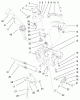 Toro 38592 (1332) - 1332 Power Shift Snowthrower, 2003 (230000001-230999999) Listas de piezas de repuesto y dibujos POWER SHIFT CONTROL ASSEMBLY
