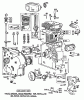 Toro 38095 (1132) - 1132 Snowthrower, 1980 (0000001-0999999) Spareparts ENGINE BRIGGS & STRATTON MODEL NO. 252416 TYPE NO. 0190-01 #1