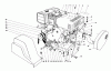 Toro 38095 (1132) - 1132 Snowthrower, 1981 (1000001-1999999) Spareparts ENGINE ASSEMBLY (MODEL 38095)