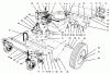 Toro 62924 - 5 hp Lawn Vacuum, 1995 (5900001-5999999) Listas de piezas de repuesto y dibujos ENGINE & BASE ASSEMBLY