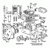 Toro 38095 (1132) - 1132 Snowthrower, 1984 (4000001-4999999) Spareparts ENGINE BRIGGS & STRATTON MODEL NO. 252416-0677-01 #1