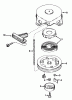 Toro 38115C (CR-20R) - CR-20 Snowthrower, 1988 (8000001-8999999) Spareparts REWIND STARTER NO. 590537