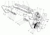 Toro 38116 (CR-20R) - CR-20 Snowthrower, 1989 (9000001-9999999) Spareparts LOWER FRAME ASSEMBLY