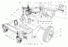 Toro 62924 - 5 hp Lawn Vacuum, 1999 (9900001-9999999) Listas de piezas de repuesto y dibujos ENGINE & BASE ASSEMBLY