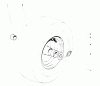 Toro 38150 (826) - 826 Snowthrower, 1985 (5000001-5999999) Spareparts WHEEL ASSEMBLY