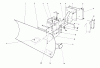 Toro 38150 (826) - 826 Snowthrower, 1986 (6000001-6999999) Spareparts GRADER BLADE ASSEMBLY MODEL NO. 59099 (OPTIONAL)