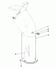 Toro 38150 (826) - 826 Snowthrower, 1987 (7000001-7999999) Spareparts CHUTE EXTENSION KIT 26-1100 (OPTIONAL)