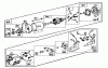 Toro 38160 (1132) - 1132 Snowthrower, 1981 (1000001-1999999) Spareparts STARTER MOTOR KIT (8 H.P. & 11 H.P. SNOWTHROWER MODEL 38150 & 38