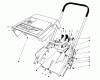 Toro 38165 (S-620) - S-620 Snowthrower, 1985 (5000001-5010000) Spareparts SHROUD & HANDLE ASSEMBLY