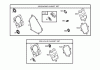 Toro 62925 - 206cc OHV Vacuum Blower, 2006 (260000001-260999999) Spareparts 358 ENGINE GASKET SET AND 1095 VALVE GASKET SET ASSEMBLIES BRIGGS AND STRATTON 126302-0245-E1