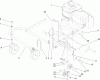 Toro 62925 - 206cc OHV Vacuum Blower, 2006 (260000001-260999999) Listas de piezas de repuesto y dibujos ENGINE AND FRONT WHEEL ASSEMBLY