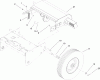 Toro 62925 - 206cc OHV Vacuum Blower, 2006 (260000001-260999999) Pièces détachées TRACTION AND WHEEL ASSEMBLY