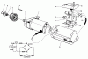 Toro 38185 - CCR 2000 Snowthrower, 1987 (7000001-7999999) Spareparts STARTER MOTOR & SWITCH HOUSING ASSEMBLY