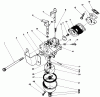 Toro 38186 - CCR 2000 Snowthrower, 1990 (0000001-0999999) Spareparts CARBURETOR ASSEMBLY (ENGINE MODEL NO. 47PK9)